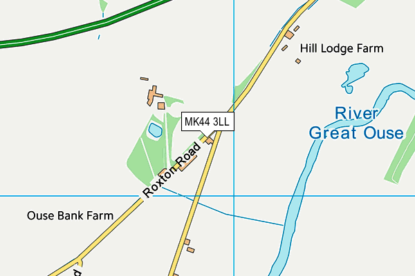 MK44 3LL map - OS VectorMap District (Ordnance Survey) MK44 3LL map - OS VectorMap District (Ordnance Survey)