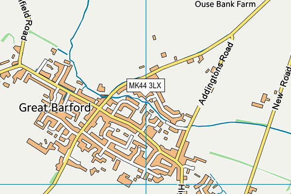 MK44 3LX map - OS VectorMap District (Ordnance Survey) MK44 3LX map - OS VectorMap District (Ordnance Survey)