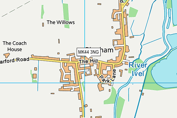 MK44 3NG map - OS VectorMap District (Ordnance Survey) MK44 3NG map - OS VectorMap District (Ordnance Survey)