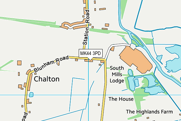 MK44 3PD map - OS VectorMap District (Ordnance Survey) MK44 3PD map - OS VectorMap District (Ordnance Survey)