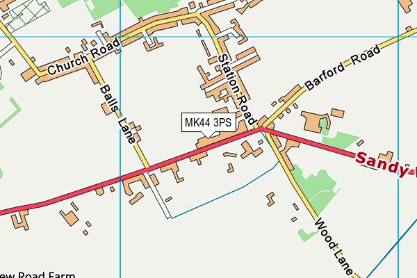 MK44 3PS map - OS VectorMap District (Ordnance Survey) MK44 3PS map - OS VectorMap District (Ordnance Survey)