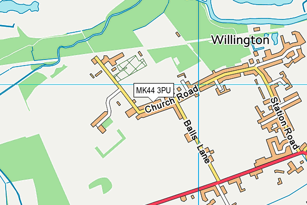 MK44 3PU map - OS VectorMap District (Ordnance Survey) MK44 3PU map - OS VectorMap District (Ordnance Survey)