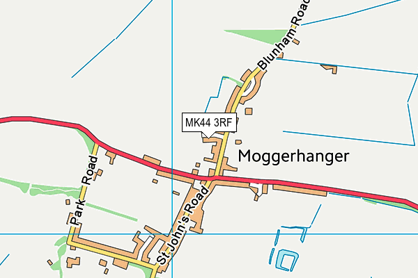 MK44 3RF map - OS VectorMap District (Ordnance Survey) MK44 3RF map - OS VectorMap District (Ordnance Survey)