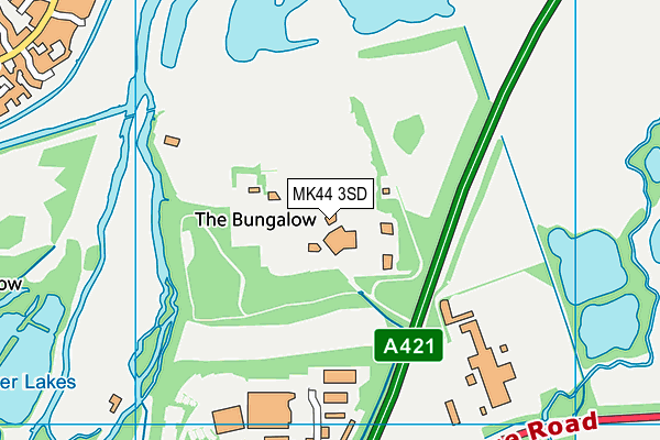 MK44 3SD map - OS VectorMap District (Ordnance Survey) MK44 3SD map - OS VectorMap District (Ordnance Survey)