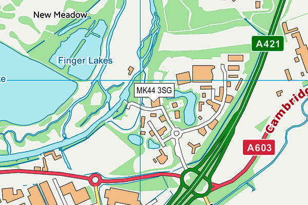 MK44 3SG map - OS VectorMap District (Ordnance Survey) MK44 3SG map - OS VectorMap District (Ordnance Survey)