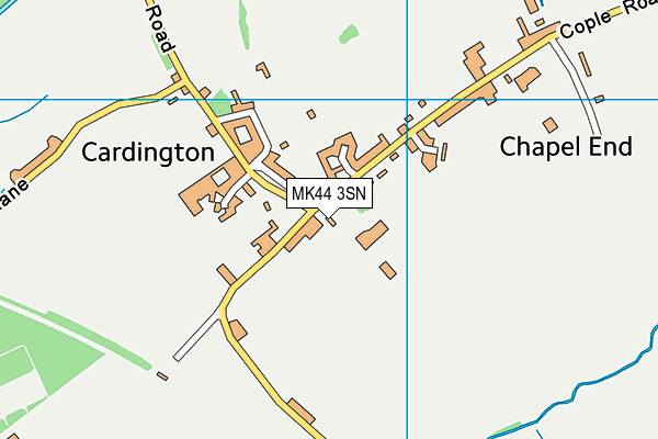 MK44 3SN map - OS VectorMap District (Ordnance Survey) MK44 3SN map - OS VectorMap District (Ordnance Survey)