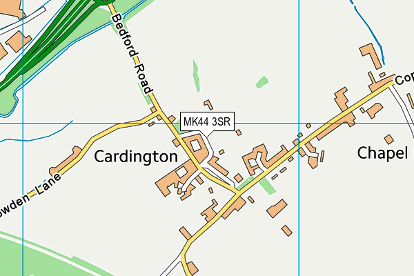 MK44 3SR map - OS VectorMap District (Ordnance Survey) MK44 3SR map - OS VectorMap District (Ordnance Survey)
