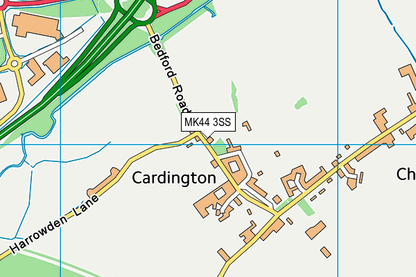 MK44 3SS map - OS VectorMap District (Ordnance Survey) MK44 3SS map - OS VectorMap District (Ordnance Survey)