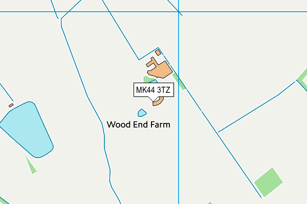MK44 3TZ map - OS VectorMap District (Ordnance Survey) MK44 3TZ map - OS VectorMap District (Ordnance Survey)