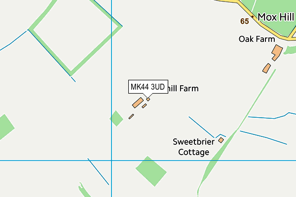 MK44 3UD map - OS VectorMap District (Ordnance Survey) MK44 3UD map - OS VectorMap District (Ordnance Survey)