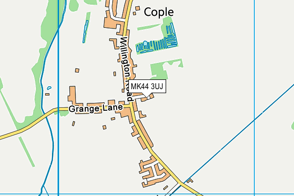 MK44 3UJ map - OS VectorMap District (Ordnance Survey) MK44 3UJ map - OS VectorMap District (Ordnance Survey)