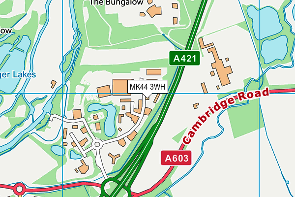 MK44 3WH map - OS VectorMap District (Ordnance Survey) MK44 3WH map - OS VectorMap District (Ordnance Survey)