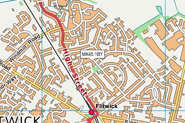 MK45 1BY map - OS VectorMap District (Ordnance Survey) MK45 1BY map - OS VectorMap District (Ordnance Survey)