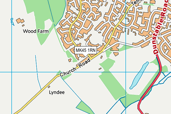 MK45 1RN map - OS VectorMap District (Ordnance Survey) MK45 1RN map - OS VectorMap District (Ordnance Survey)