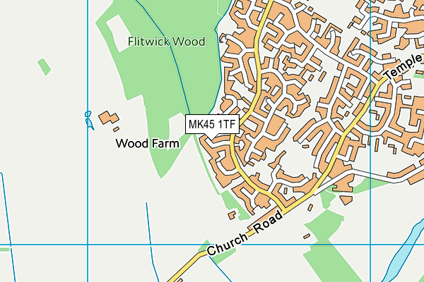 MK45 1TF map - OS VectorMap District (Ordnance Survey) MK45 1TF map - OS VectorMap District (Ordnance Survey)