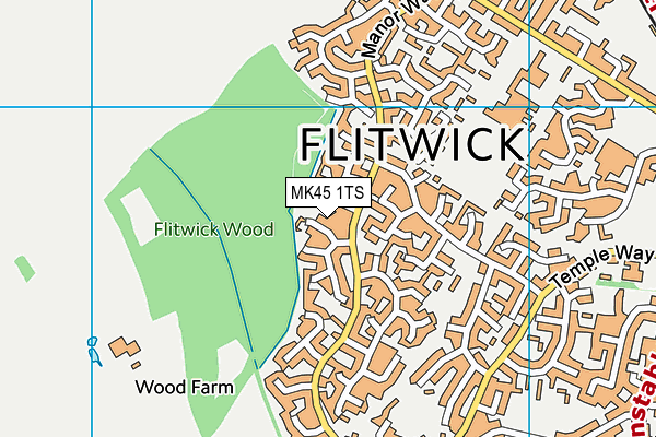 MK45 1TS map - OS VectorMap District (Ordnance Survey) MK45 1TS map - OS VectorMap District (Ordnance Survey)