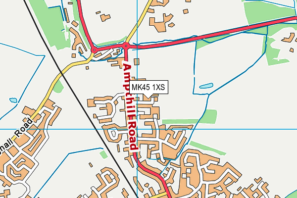 MK45 1XS map - OS VectorMap District (Ordnance Survey) MK45 1XS map - OS VectorMap District (Ordnance Survey)