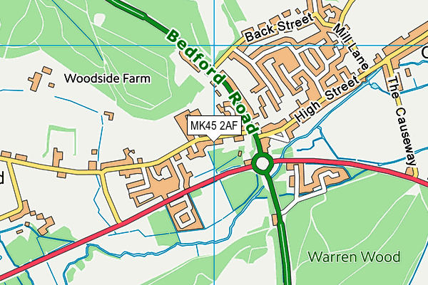MK45 2AF map - OS VectorMap District (Ordnance Survey) MK45 2AF map - OS VectorMap District (Ordnance Survey)