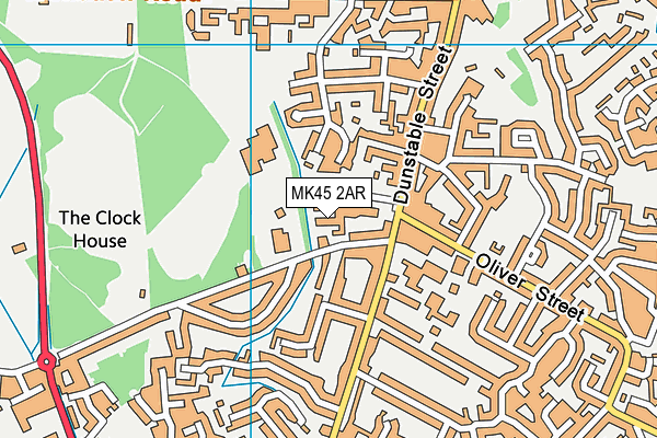 MK45 2AR map - OS VectorMap District (Ordnance Survey) MK45 2AR map - OS VectorMap District (Ordnance Survey)