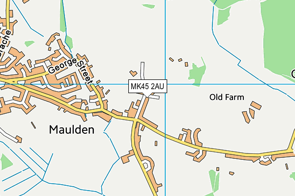 MK45 2AU map - OS VectorMap District (Ordnance Survey) MK45 2AU map - OS VectorMap District (Ordnance Survey)