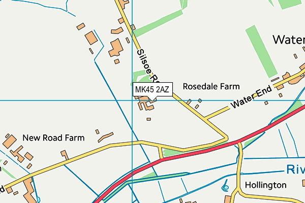 MK45 2AZ map - OS VectorMap District (Ordnance Survey) MK45 2AZ map - OS VectorMap District (Ordnance Survey)