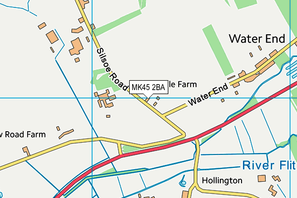 MK45 2BA map - OS VectorMap District (Ordnance Survey) MK45 2BA map - OS VectorMap District (Ordnance Survey)