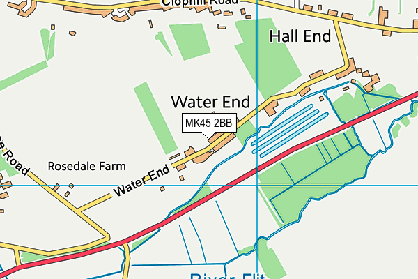 MK45 2BB map - OS VectorMap District (Ordnance Survey) MK45 2BB map - OS VectorMap District (Ordnance Survey)