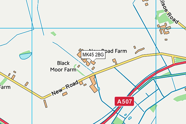 MK45 2BG map - OS VectorMap District (Ordnance Survey) MK45 2BG map - OS VectorMap District (Ordnance Survey)