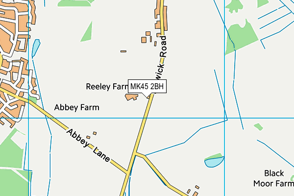 MK45 2BH map - OS VectorMap District (Ordnance Survey) MK45 2BH map - OS VectorMap District (Ordnance Survey)