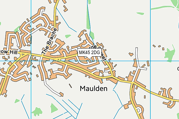 MK45 2DG map - OS VectorMap District (Ordnance Survey) MK45 2DG map - OS VectorMap District (Ordnance Survey)