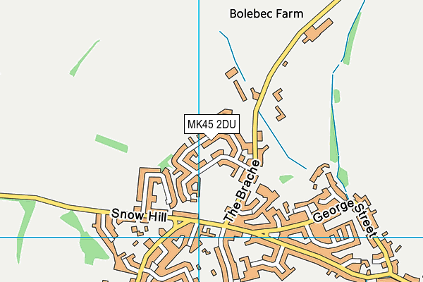 MK45 2DU map - OS VectorMap District (Ordnance Survey) MK45 2DU map - OS VectorMap District (Ordnance Survey)