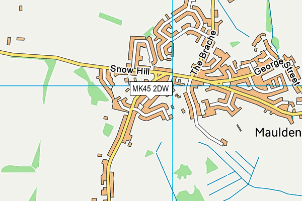 MK45 2DW map - OS VectorMap District (Ordnance Survey) MK45 2DW map - OS VectorMap District (Ordnance Survey)