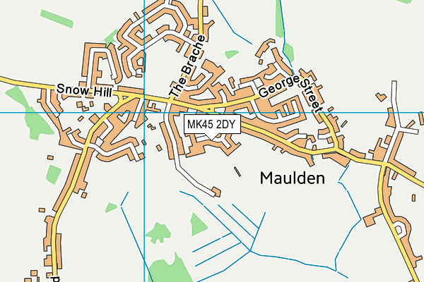 MK45 2DY map - OS VectorMap District (Ordnance Survey) MK45 2DY map - OS VectorMap District (Ordnance Survey)