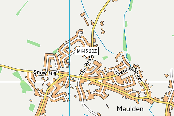 MK45 2DZ map - OS VectorMap District (Ordnance Survey) MK45 2DZ map - OS VectorMap District (Ordnance Survey)