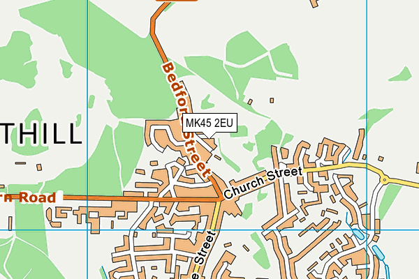 MK45 2EU map - OS VectorMap District (Ordnance Survey) MK45 2EU map - OS VectorMap District (Ordnance Survey)