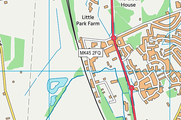 MK45 2FQ map - OS VectorMap District (Ordnance Survey) MK45 2FQ map - OS VectorMap District (Ordnance Survey)
