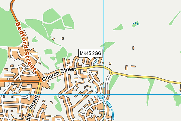 MK45 2GG map - OS VectorMap District (Ordnance Survey) MK45 2GG map - OS VectorMap District (Ordnance Survey)