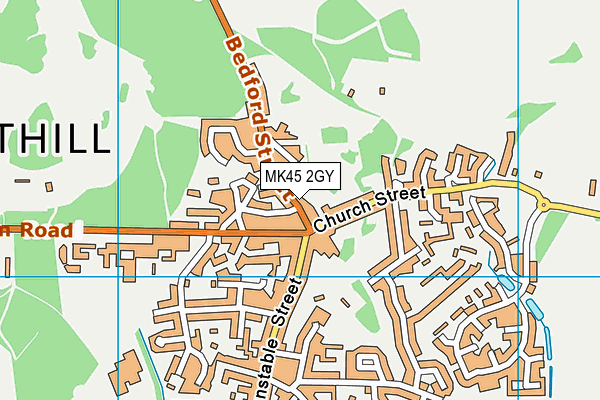 MK45 2GY map - OS VectorMap District (Ordnance Survey) MK45 2GY map - OS VectorMap District (Ordnance Survey)