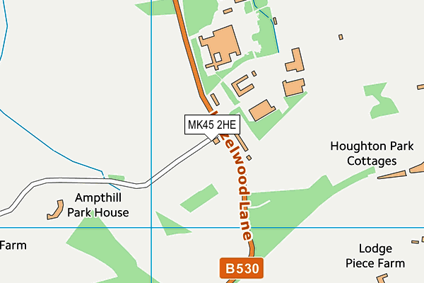 MK45 2HE map - OS VectorMap District (Ordnance Survey) MK45 2HE map - OS VectorMap District (Ordnance Survey)