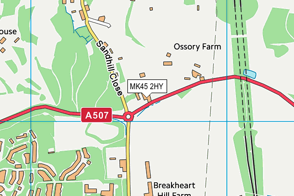 MK45 2HY map - OS VectorMap District (Ordnance Survey) MK45 2HY map - OS VectorMap District (Ordnance Survey)