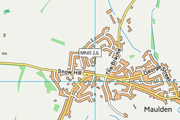 MK45 2JL map - OS VectorMap District (Ordnance Survey) MK45 2JL map - OS VectorMap District (Ordnance Survey)