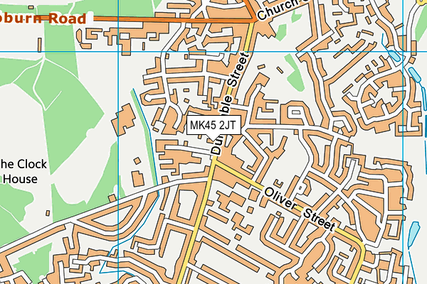 MK45 2JT map - OS VectorMap District (Ordnance Survey) MK45 2JT map - OS VectorMap District (Ordnance Survey)