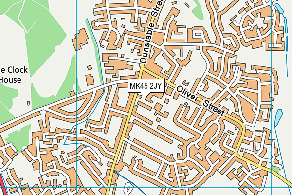 MK45 2JY map - OS VectorMap District (Ordnance Survey) MK45 2JY map - OS VectorMap District (Ordnance Survey)