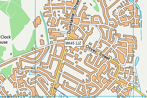 MK45 2JZ map - OS VectorMap District (Ordnance Survey) MK45 2JZ map - OS VectorMap District (Ordnance Survey)