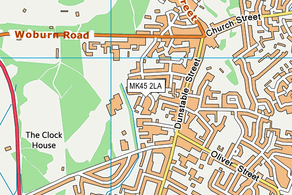 MK45 2LA map - OS VectorMap District (Ordnance Survey) MK45 2LA map - OS VectorMap District (Ordnance Survey)