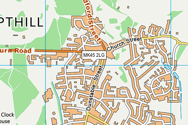 MK45 2LG map - OS VectorMap District (Ordnance Survey) MK45 2LG map - OS VectorMap District (Ordnance Survey)