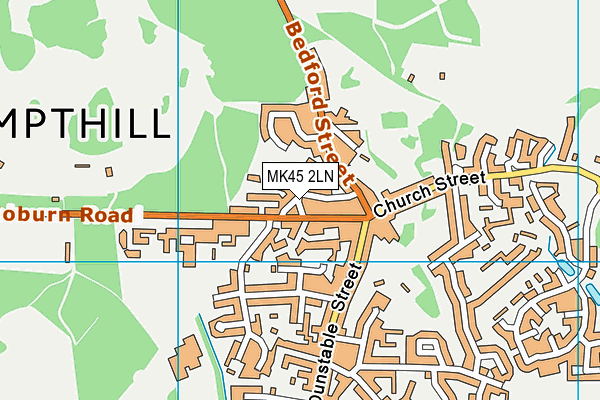 MK45 2LN map - OS VectorMap District (Ordnance Survey) MK45 2LN map - OS VectorMap District (Ordnance Survey)