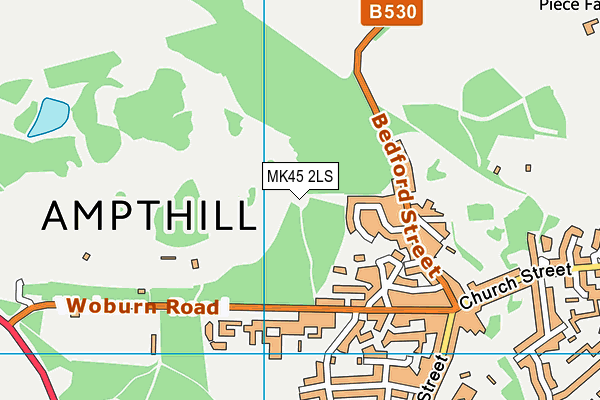 MK45 2LS map - OS VectorMap District (Ordnance Survey) MK45 2LS map - OS VectorMap District (Ordnance Survey)