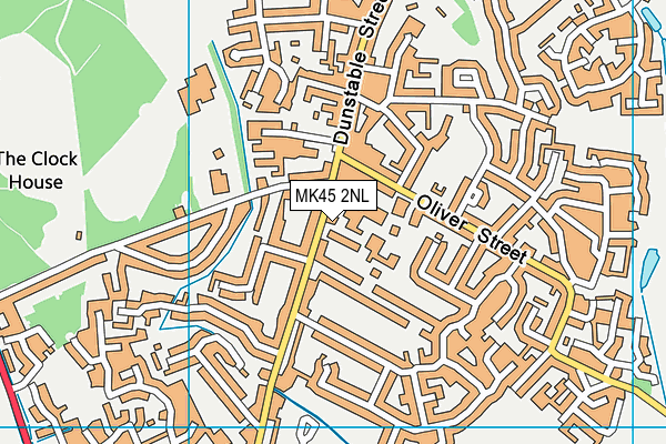 MK45 2NL map - OS VectorMap District (Ordnance Survey) MK45 2NL map - OS VectorMap District (Ordnance Survey)