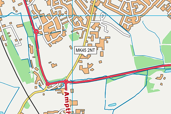 MK45 2NT map - OS VectorMap District (Ordnance Survey) MK45 2NT map - OS VectorMap District (Ordnance Survey)